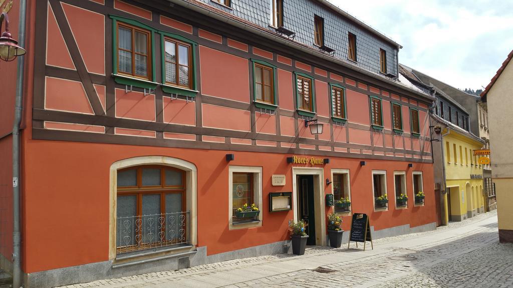 Gasthaus& Pension Zum Roten Haus Bad Schandau Eksteriør bilde