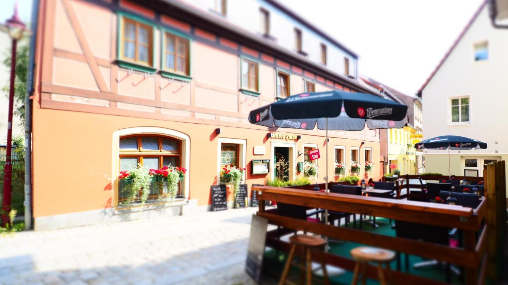 Gasthaus& Pension Zum Roten Haus Bad Schandau Eksteriør bilde